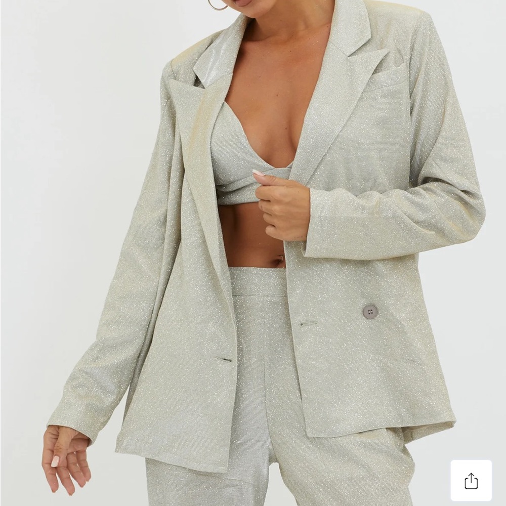 NWT Silver Women's Jacket - Selfie Leslie